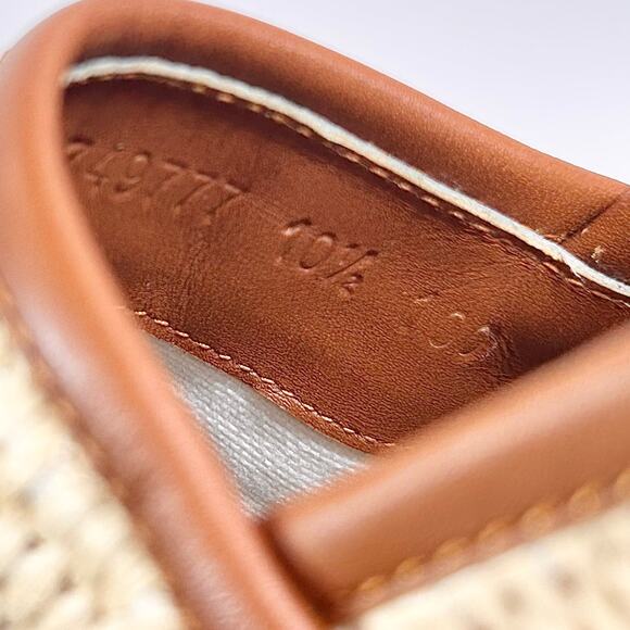 Gucci Interlocking G Raffia Leather Espadrille - Men’s 11 - Picture 6 of 8